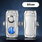 Dual-Flame Refillable Butane Lighter with Visible Gas Chamber