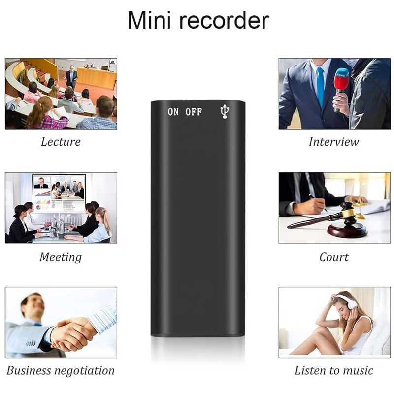 🔥🔥Mini Digital Audio Voice Recorder Pen Dictaphone
