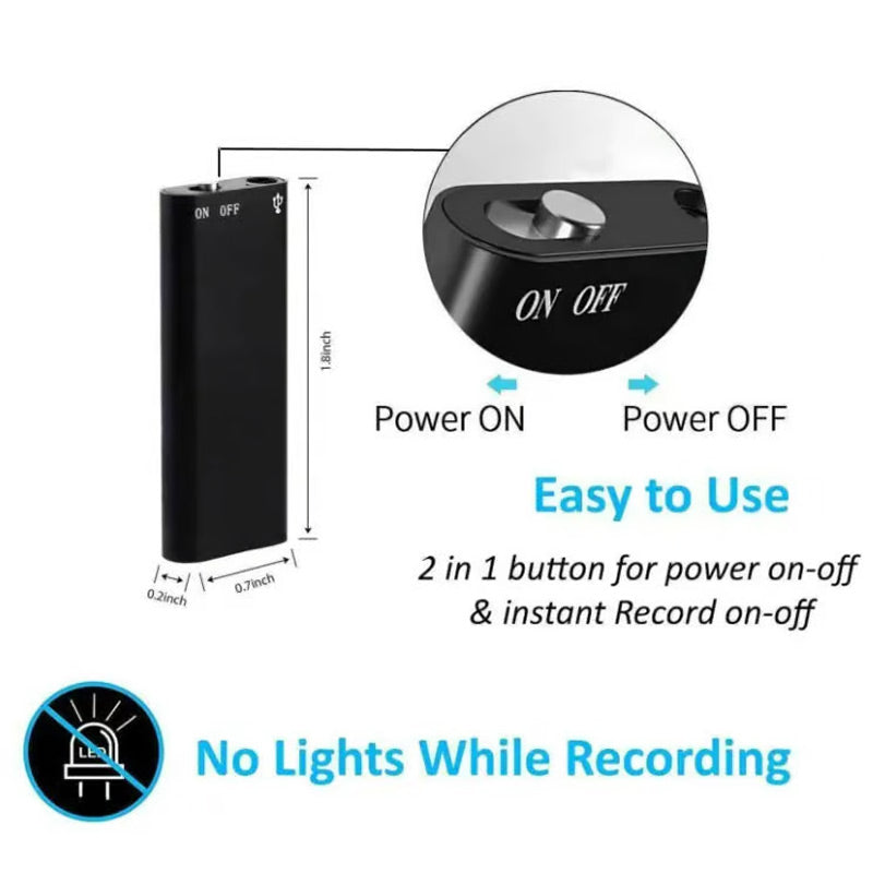 🔥🔥Mini Digital Audio Voice Recorder Pen Dictaphone