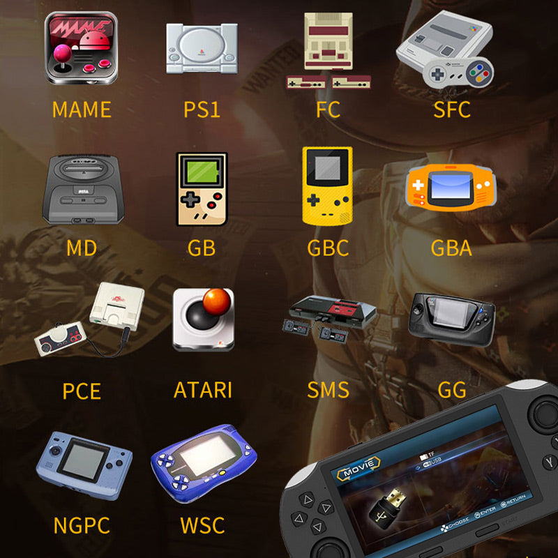 🔥Final Day Promotion-SF3000 Portable Handheld HD Gaming Console Set