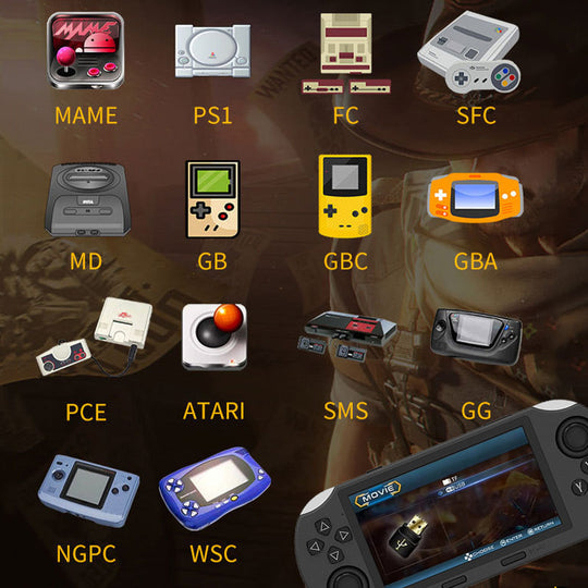 🔥Final Day Promotion-SF3000 Portable Handheld HD Gaming Console Set