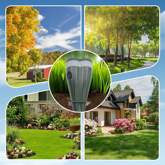 🌸 Solar Powered Waterproof Screw Mole Repellent