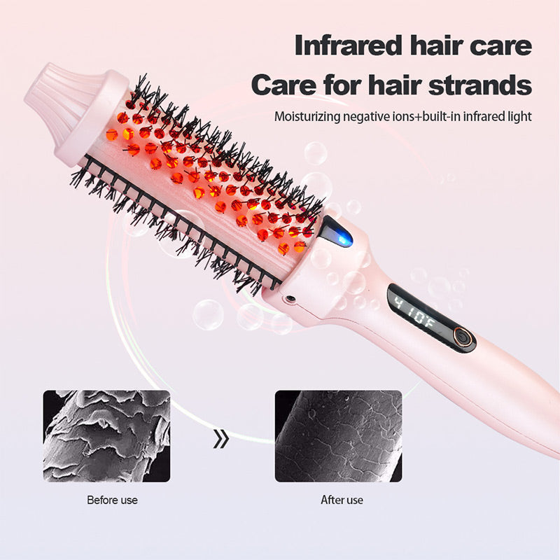🔥Up to 50% OFF💇‍♀️Refuse collapse Fluffy styling comb Negative Ion Single Thermal brush