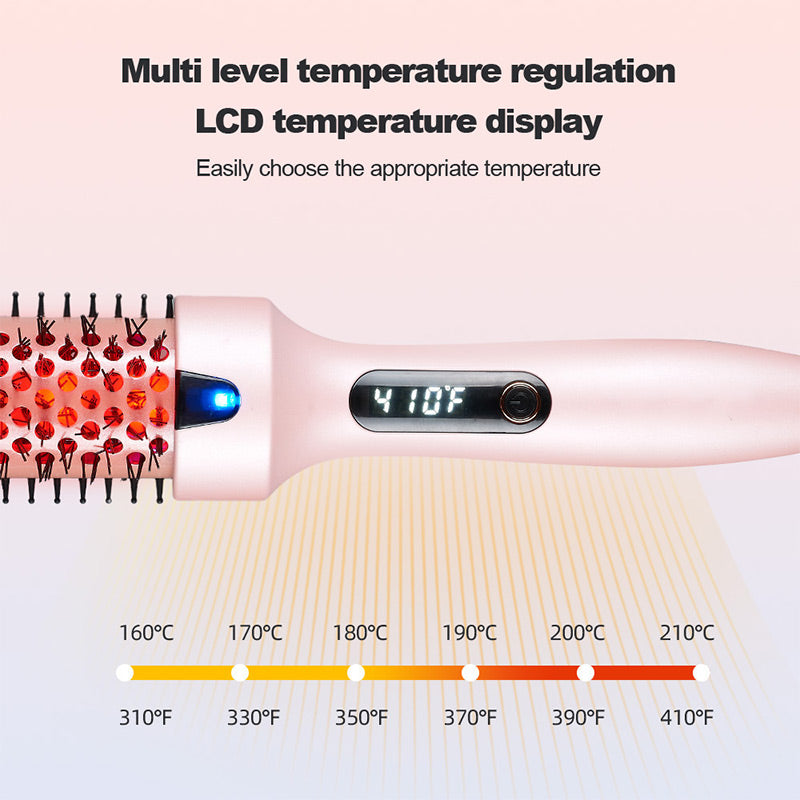 🔥Up to 50% OFF💇‍♀️Refuse collapse Fluffy styling comb Negative Ion Single Thermal brush