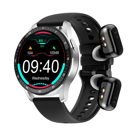 ⌚ 49% OFF NOW! 🎧 2-in-1 Smartwatch with Wireless Earbuds – Music, Calls & Fitness All in One 📱