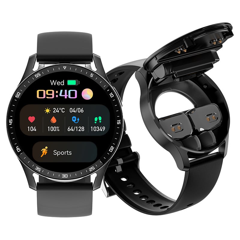 ⌚ 49% OFF NOW! 🎧 2-in-1 Smartwatch with Wireless Earbuds – Music, Calls & Fitness All in One 📱