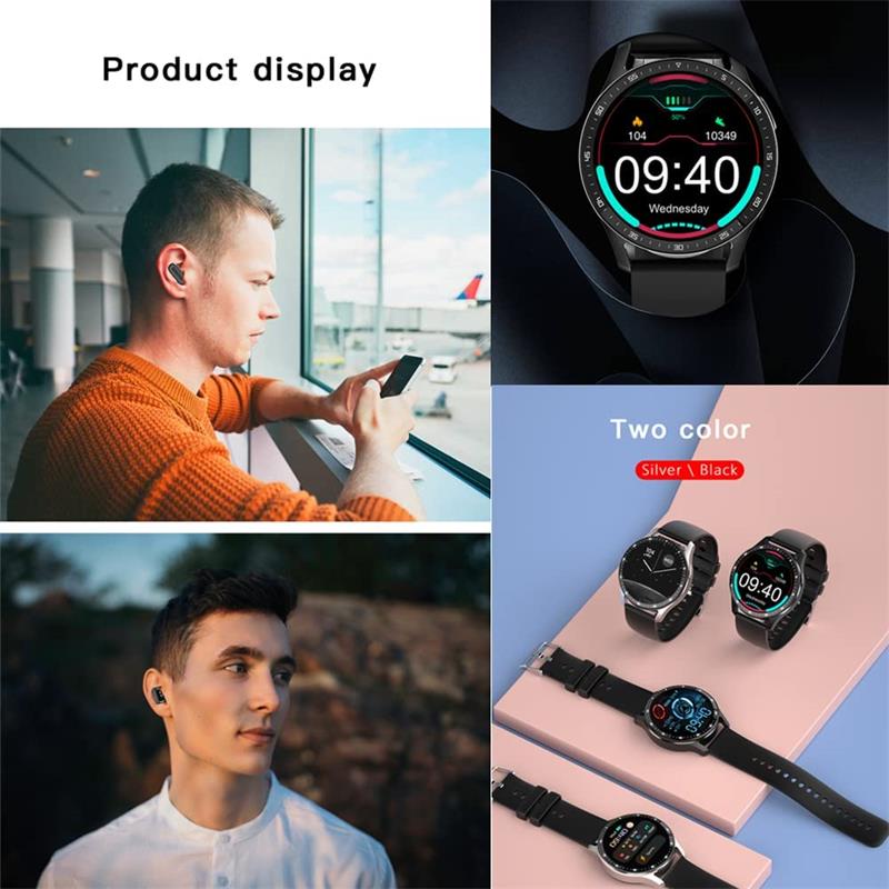 ⌚ 49% OFF NOW! 🎧 2-in-1 Smartwatch with Wireless Earbuds – Music, Calls & Fitness All in One 📱