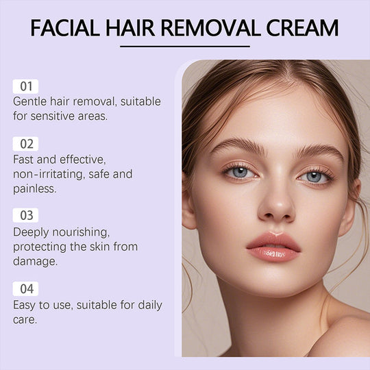 🔥Gentle and Painless Facial Hair Removal Cream