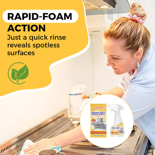 🔥 Multifunctional Powerful Kitchen Foam Cleaner🏠Limited-time offer: complimentary specialised cleaning cloth