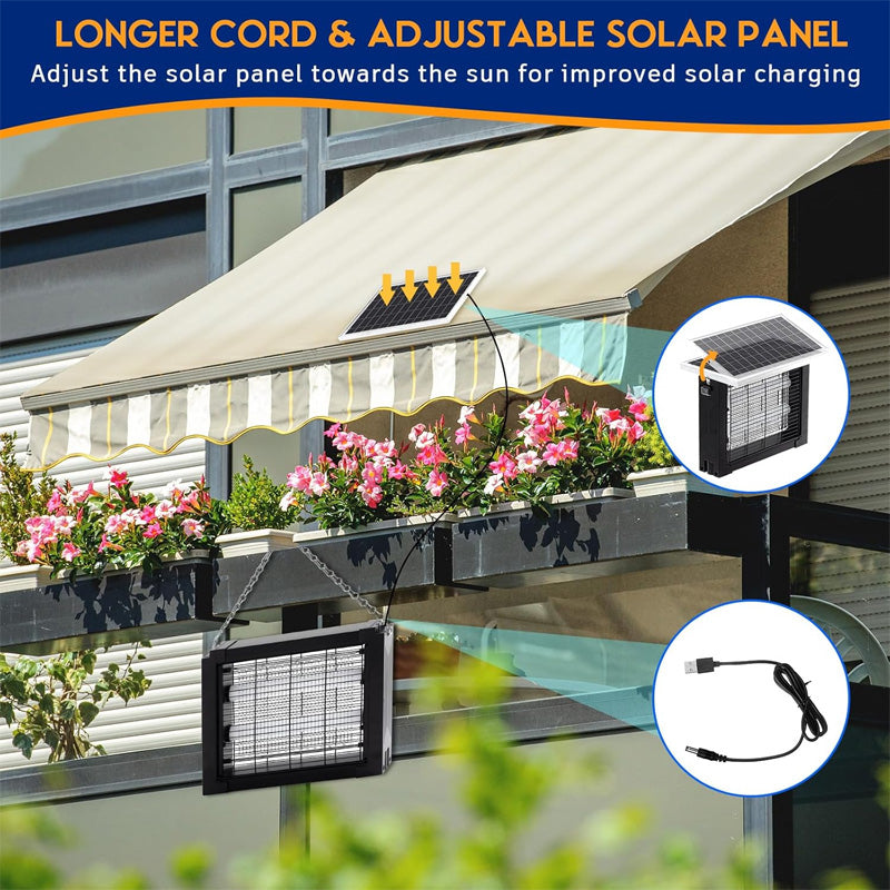 🏡  🦟Éléments essentiels pour le jardin, lampes solaires anti-moustiques, tue-moustiques intelligent !