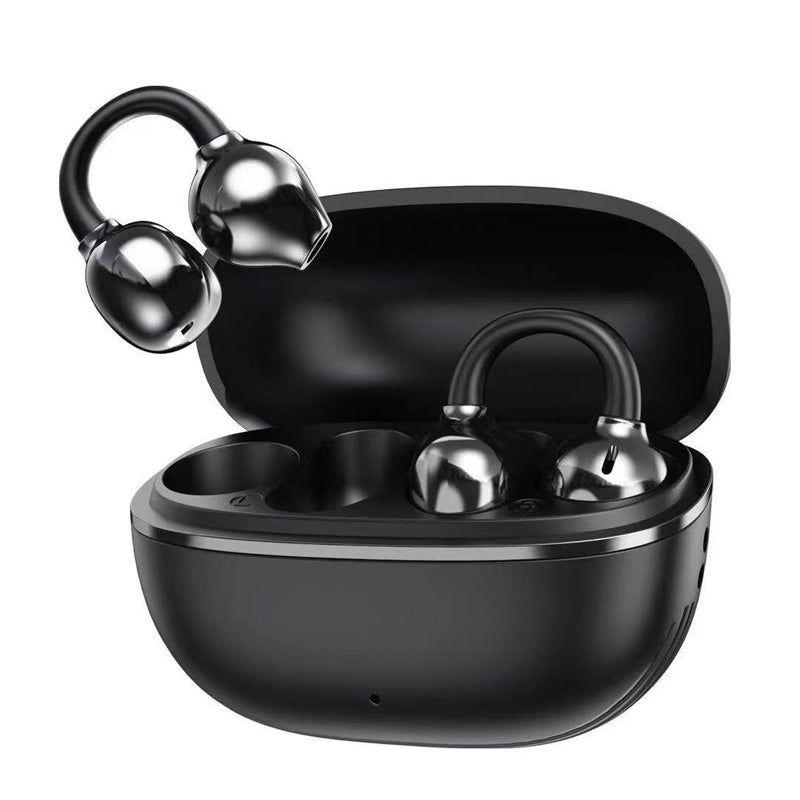 🎧 LIMITED-TIME 50% OFF! 🏃‍♂️ Bluetooth 5.4 Clip-On Open Ear Earbuds – Noise cancelling & stereo sound – Perfect for sports, calls or travel – secure fit, long battery 🔋✨
