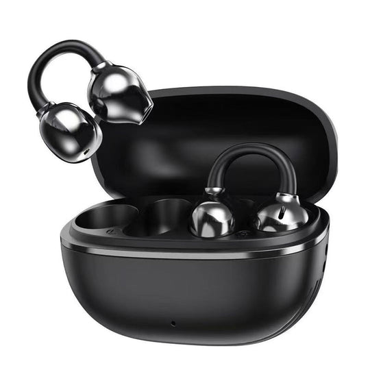 🎧 LIMITED-TIME 50% OFF! 🏃‍♂️ Bluetooth 5.4 Clip-On Open Ear Earbuds – Noise cancelling & stereo sound – Perfect for sports, calls or travel – secure fit, long battery 🔋✨