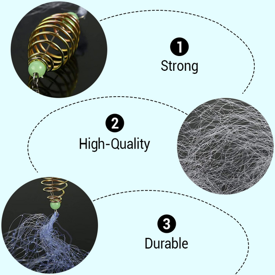 🔥Venda en grandes cantidades de 2025🔥Rede de enmalle con trampa de cebo de resorte