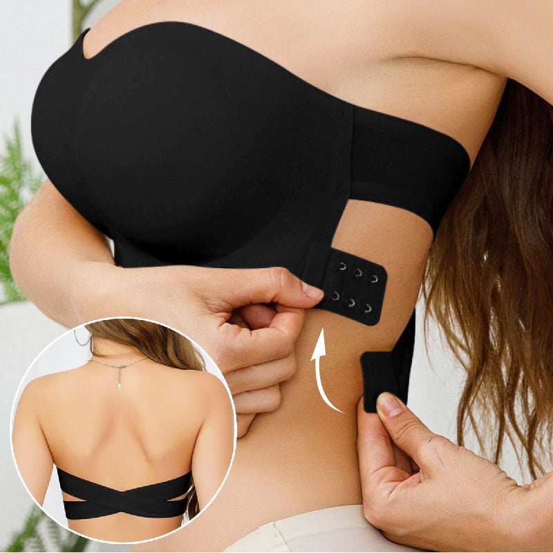 💜BUY 1 GET 1 FREE & Free Shipping💜Strapless Wireless Bra with Crossover Side Closure