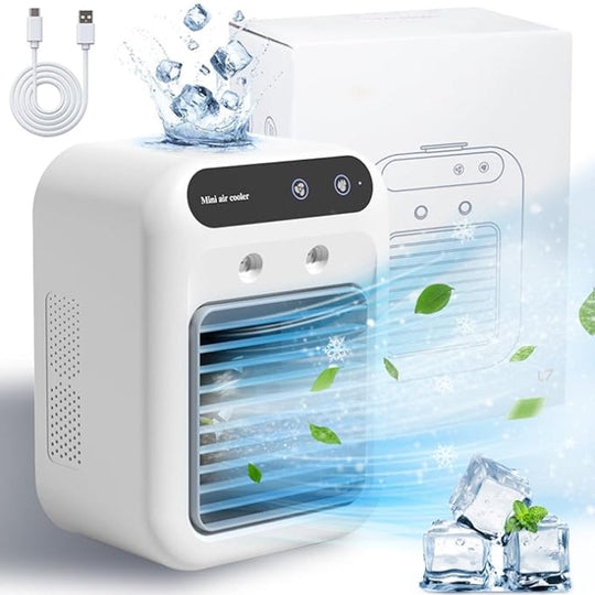 ❄️Limited Offer 50% OFF ❄️ Mini Portable Air Conditioner with Cooling and Humidification Function
