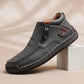 ⏰Limited Time Sale 50% OFF-Men’s Handmade Premium Leather Slip-On Driving Boots – Wide Toe, Arch Support, Waterproof, Pressure Relief, Non-Slip Sole for Casual, Travel & Outdoor