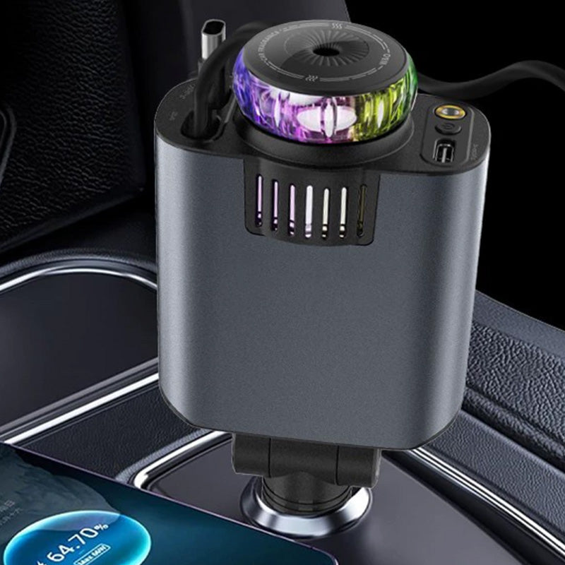 ✨ Un dispositivo, un sinfín de vibraciones | Cargador 5 en 1 &  Difusor de aroma | Cambia de cargador de día a Galaxy de noche 🌌【50% de descuento】