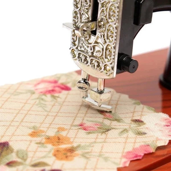 🪗Time Limit Sale 50% OFF - Wood Mini Sewing Machine Music Box