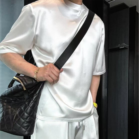 🔥Men's Casual Solid Top & Shorts 2-Piece Set