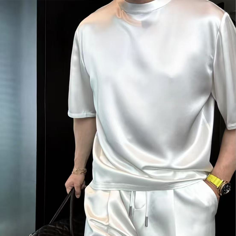 🔥Men's Casual Solid Top & Shorts 2-Piece Set