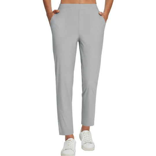 🔥⏳LIMITED OFFER 50%OFF🌞Women’s High-Waisted Zip-Pocket Trousers 👖 – 4-Way Stretch, Tummy Control, Breathable Quick-Dry, 6 Colours, S-3XL