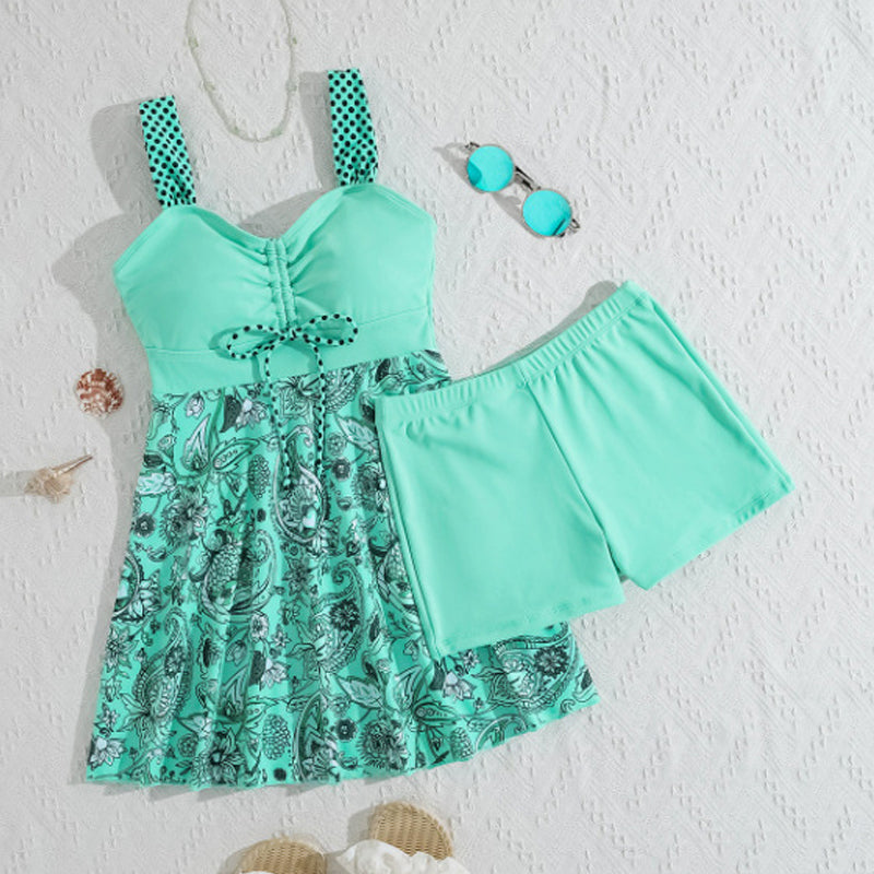 👙 60% OFF NOW! ⛱️ Strap Top & Fitted Swim Shorts Separable Swimsuit – Mix & Match, Quick-Dry & UPF 50+ 🌊