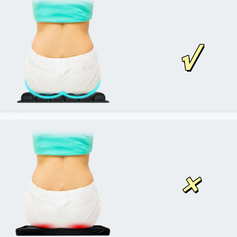 Bärbar kontorstryck lättnad uppblåsbar sittdyna