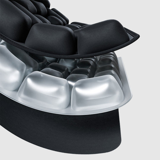 Bärbar kontorstryck lättnad uppblåsbar sittdyna