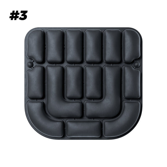 Bärbar kontorstryck lättnad uppblåsbar sittdyna