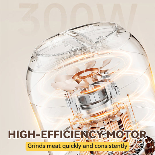 🔈🔈Sconto del 60%🥬Tritacarne elettrico di grande capacità🔥Potenziamento di 300 W + grande capacità di 2,5 litri