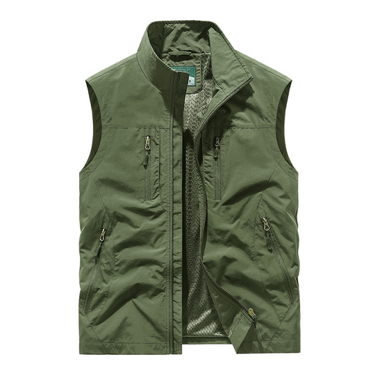 ⏰Limited Time Sale 49% OFF🔥🧥Men's Oversized Sleeveless Vest Jacket With Pockets