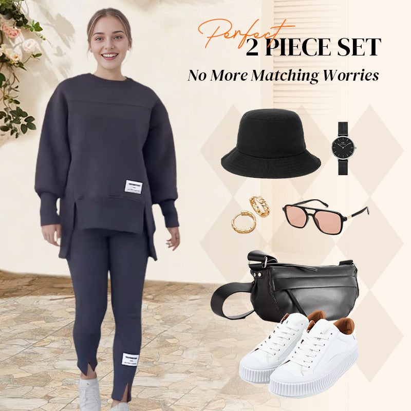 Tidsbegränsad 50 % rabatt⏰Set med leggings i vardagsstil för kvinnor👚👖