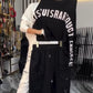 💜 LAST DAY PROMOTION - 50%OFF 💜 Women's Casual Letter Print Top & Pants Two-Piece Set