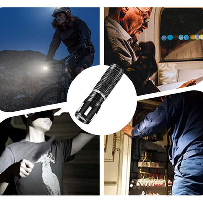 Rechargeable mini LED flashlight with high brightness