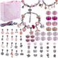 💥 50% OFF! 🎁 Charm Bracelet Jewelry Making Kit – Fun & Creative Crafting for All Ages 🎄