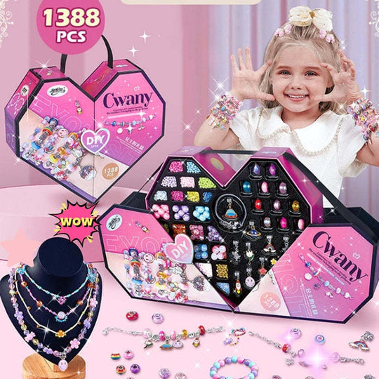 💥 50% OFF! 🎁 Charm Bracelet Jewelry Making Kit – Fun & Creative Crafting for All Ages 🎄