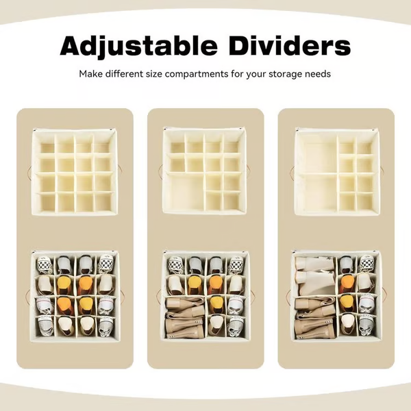 💥Fabric shoe organizer, storage box