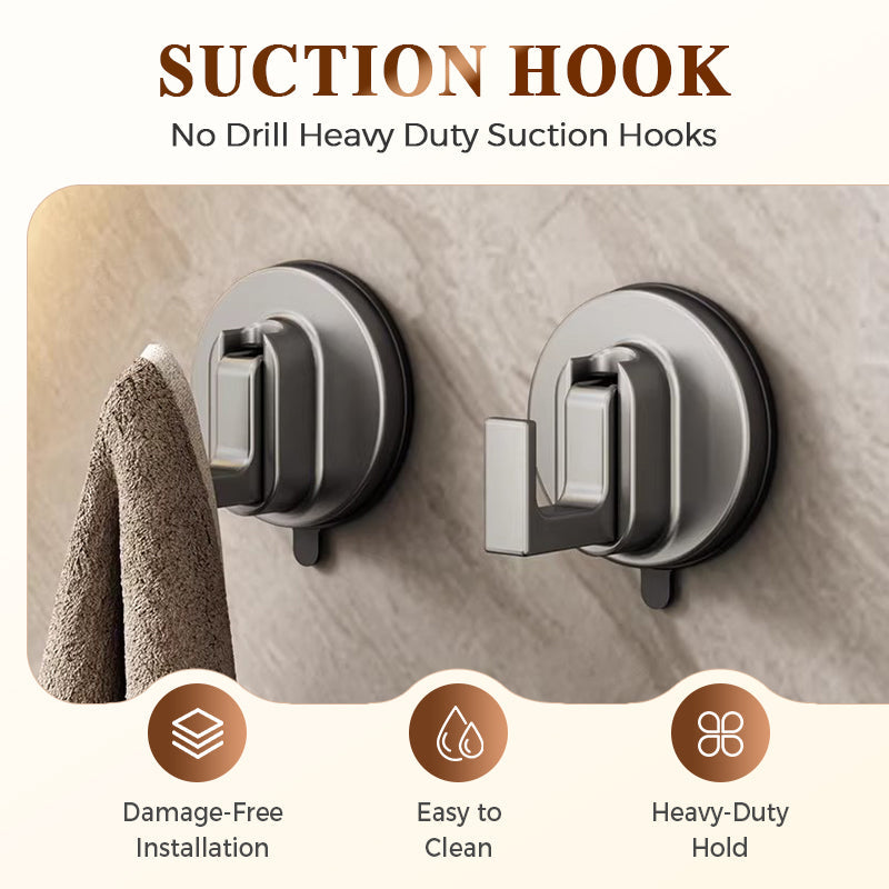 ✨✨No Drill Heavy Duty Suction Hooks📢📢Flash Sale⚡: Ending in 3 Hours!⏰⏰