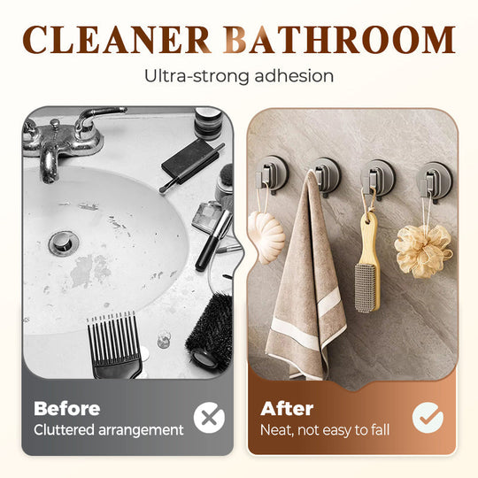 ✨✨No Drill Heavy Duty Suction Hooks📢📢Flash Sale⚡: Ending in 3 Hours!⏰⏰