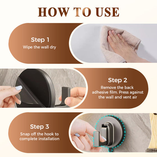 ✨✨No Drill Heavy Duty Suction Hooks📢📢Flash Sale⚡: Ending in 3 Hours!⏰⏰