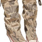 🔥👢Women's Retro Flat Slouch Mid-Calf Canvas Boots