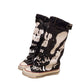 🔥👢Women's Retro Flat Slouch Mid-Calf Canvas Boots
