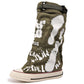 🔥👢Women's Retro Flat Slouch Mid-Calf Canvas Boots
