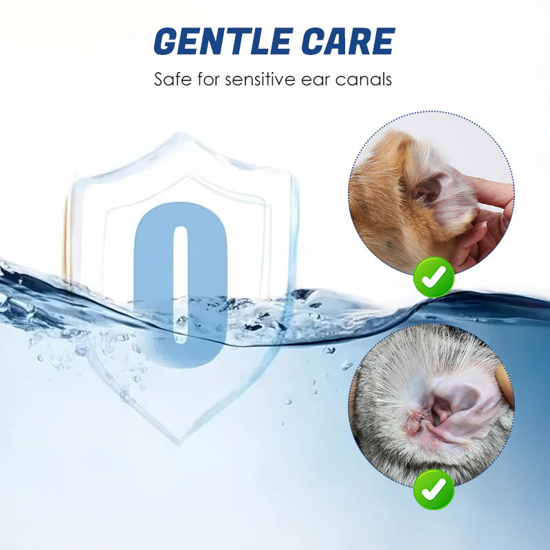 Öronkvalster hos husdjur & Bakterievård & Ren lösning