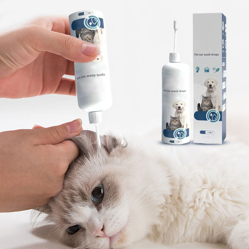 Öronkvalster hos husdjur & Bakterievård & Ren lösning