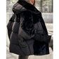 ❄️Winter Hot Sale  50% Off💖Women’s Oversized Hooded Patchwork Puffer Coat