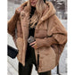 ❄️Winter Hot Sale  50% Off💖Women’s Oversized Hooded Patchwork Puffer Coat