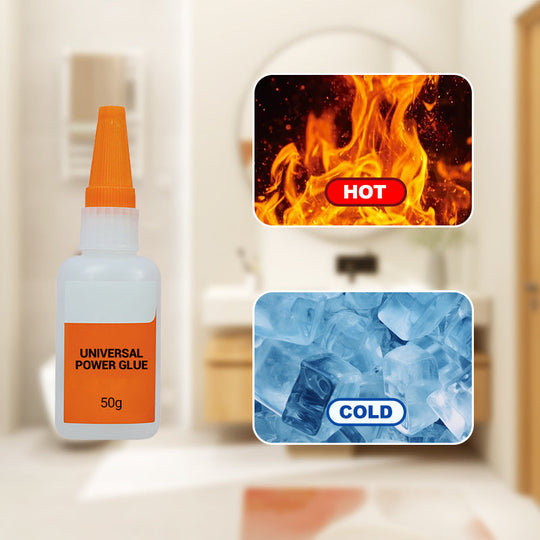 ⚡ BUY 1 GET 1 FREE! 🔌 Universal Power Glue - Instant Strong Bond for Metal/Wood/Plastic/Ceramic, Waterproof & Heat Resistant 🛠️✨