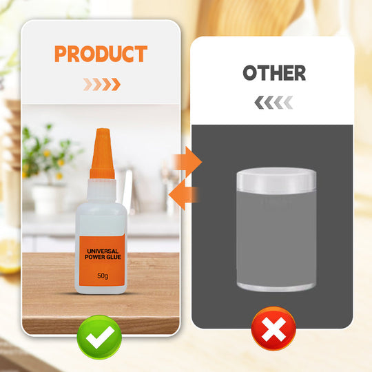 ⚡ BUY 1 GET 1 FREE! 🔌 Universal Power Glue - Instant Strong Bond for Metal/Wood/Plastic/Ceramic, Waterproof & Heat Resistant 🛠️✨