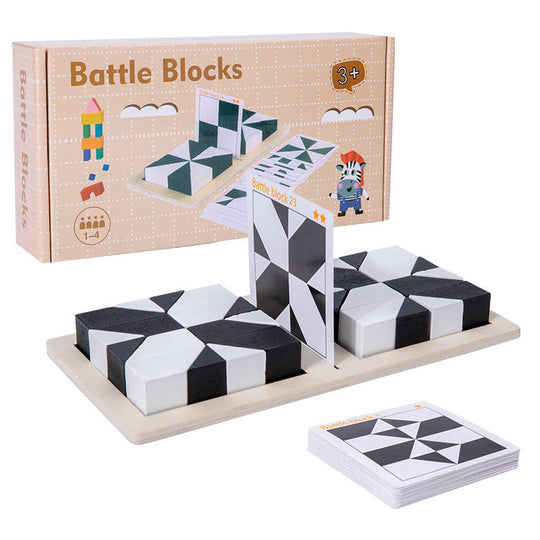 🧩Creative Black & White Block Puzzles Set for Kids
